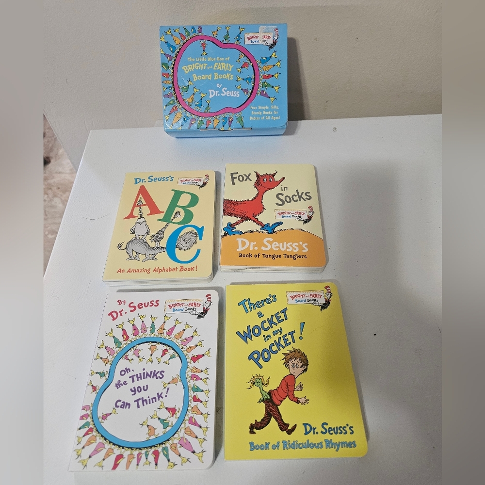The Little Blue Box of Bright and Early Board Books by Dr. Seuss
